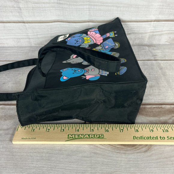 Vintage Superstar Mischief Makers Blue Bear Bag Tote Retro 10.5" x 4" x 8.5" NYC - Picture 11 of 11
